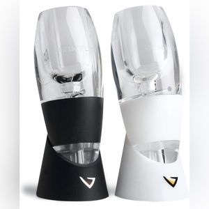 New Vinturi Wine Lovers Bundle Classic Essential Red and White Wine Aerators